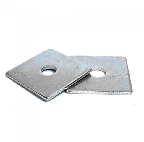 PDL – Pegdev – M12 50 x 50 x 3mm Heavy Duty BZP Square Plated Washers - Zinc Plated - Pack of 25