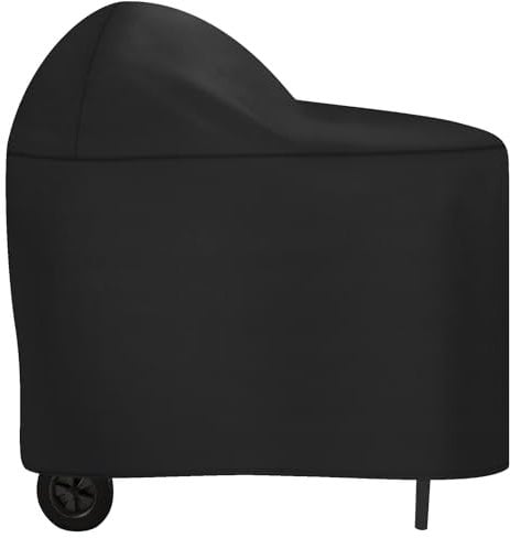BXDZCOVRRS Grill Cover Fits for Char-Griller AKORN Kamado Grill with Cart, 600D Heavy Duty BBQ Grill Cover Charcoal Grill Cover Waterproof Outdoor Grilling Cover, Model 6555
