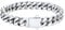 U7 Armband Herren Silber 9MM Edelstahl Miami Armbänder Schicke Panzerarmband Kubanische Armband Gliederarmband 21cm Armschmuck Modeschmuck für Freund Vater Opa