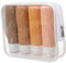 VALICLUD 4pcs Portable Travel Containers Set Leak Refillable Squeezable Bottles for Lotion Shampoo and Liquid Soap for Travel and Storage