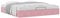 vidaXL Struttura Letto Pouf Senza Materasso Rosa 160x200 cm in Velluto, giroletto con Contenitore, Imbottito, Singolo Pouf, Pouf giroletto, sottoletto