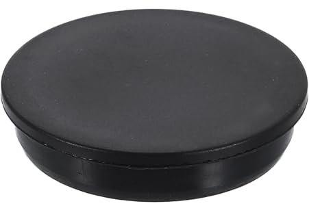 sourcing map Silicone Hole Plug, Waterproof Round Rubber Stoppers Bottle Seal Plugs Tube Pipe End Caps for 65mm/2.56 Hole for Bathtub Bottle, Black