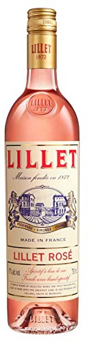 Lillet Rosé - French Aperitif, Delicate, Fresh and Fruity, Perfect as a Spritz Cocktail, A Blend of Wines and Fruit Infused Alcohol, Natural Ingredients, 92kcal with Light Tonic Water, 75cl