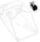 Doorbell Cover, Waterproof Transparent Ring Doorbell Cover, Easy to Install Door Bell Button Protective Guard with Double-Sided Adhesive Tape Door Bell