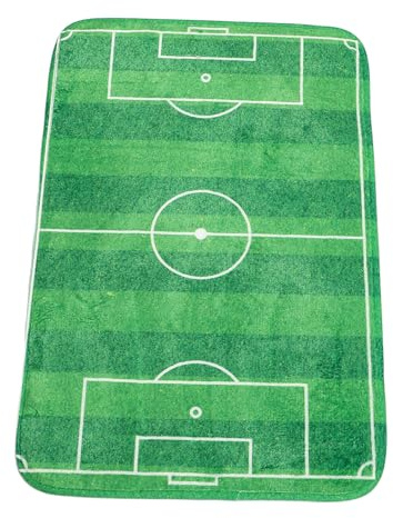 JUMPLAWN Fingertip Football Mat Tabletop Soccer Game Board with Realistic Field Design Portable Kids Play Mat for Boys and Girls Indoor Football Training and Party Fun