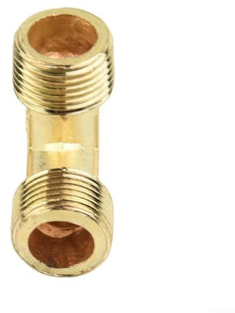 Eawfgtuw Für Luftkompressor-Winkelstück, 90-Grad-Entladerventil, Kupfer, Metall, rechtwinkliger Anschlussadapter für Ersatzteil, Pumpenkopf (C)