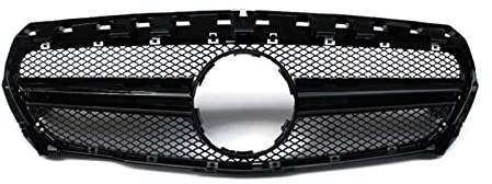 Für Mercedes Für Benz CLA W117 2017-2018 Für AMG Kühlergrill Racing Grill CLA200 CLA250 CLA45 Auto Obere Stoßfängerabdeckung Mesh Kühlergrill