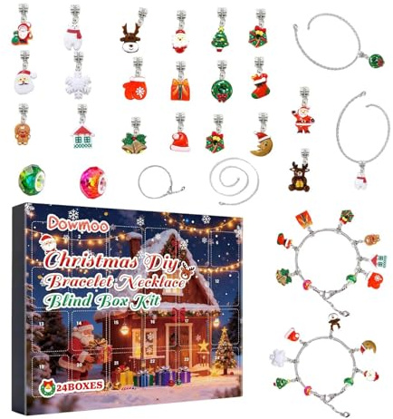 Weihnachts-Countdown – Kalender 8 Zoll | ABS – Weihnachts-Adventskalender 8,07 Zoll mit Zubehör für 24 Tage schafft ein tägliches, ideal für Garn