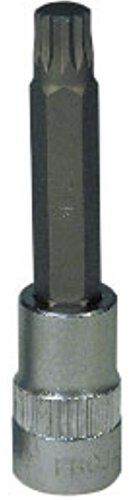 Projahn 1/2 Zoll Bit Stecknuss Länge 100 mm Vielzahn M12 327112