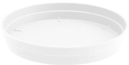 EDA Plastiques Soucoupe Toscane 13618 BL SX6 Blanc 28 x 28 x 4,5 cm