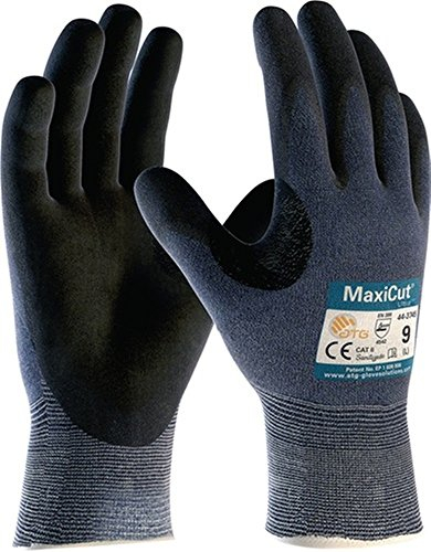 Schnittschutzhandschuhe MaxiCut Ultra 44-3745 Gr.11 blau/schwarz EN 388 12 Paar