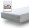 Tural - Kinderbett elastischer Matratzenbezug mit Reißverschluss. Frottee aus 100% Baumwolle. Größe 60x120 Baby Weiß