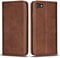Copmob Case for iPhone 7/8/SE2/SE 2020, Leather Flip Wallet Case [3 Slots] [Stand Function] [Magnetic Closure] Flip Case Cover for iPhone 7/8/SE2/SE 2020 – Dark Brown