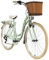 KS Cycling Damenfahrrad Cityrad 28'' Casino mintgrün 6 Gänge RH 48 cm mit Korb