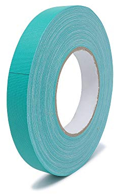 gws Gewebeklebeband, premium Panzertape in Profi-Qualität mit Natur-Kautschukkleber, Wasserdicht, Breite: 19mm Länge: 50m, Farbe: Grün