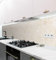 MyMaxxi Küchenrückwand Folie selbstklebend matt Versteift - einfache Montage ohne Bohren - Motiv Marmor beige 60cm hoch - Spritzschutz Küche Klebefolie - Steine Mauer Verlauf 400 x 60cm