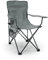 Stagecaptain CSB-5282 GY Chiller Campingstuhl faltbar mit Getränkehalter & Seitentasche – Klappbarer Campingsessel mit Tragetasche für Camping, Festival, Garten & Strand - Wasserfestes Material - Grau