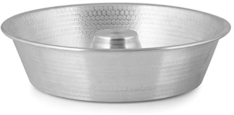 HABI Konische Form, glatt, Aluminium mit Kegel 30 cm, Grau, 30 cm