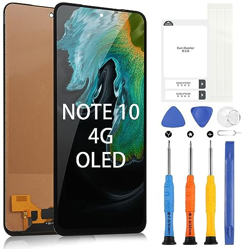 ARSSLY Pantalla OLED LCD para Xiaomi Redmi Note 10 Pantalla para Redmi Note 10s 6.43 Pantalla táctil Asamblea Reemplazo de Pantalla de Cristal Digitalizador con Herramientas