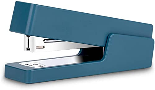 MOBAAK Hefter Desktop Hefter staat24 / 6 26/6 mit 1000 stück Heftklammern Papiertheft Maschine Mode Briefpapierbedarf Tacker Büro (Color : Blu)