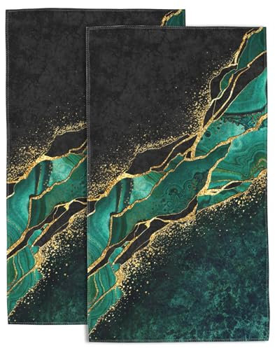 Wotinsi Handtücher, Set mit 2 Handtüchern, American Football, für Badezimmer, weich, saugfähig, dekorative Handtücher, Geschirrtücher für Küche, Sport, Fitnessstudio, Yoga, Heimdekoration, 35,6 x 71,1