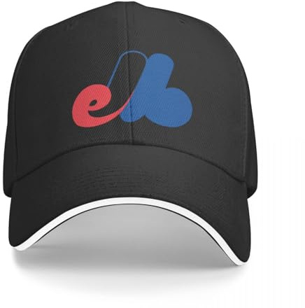 CIZIEOE Baseballmütze Basecap Montreal Baseball - Vintage The Expos Baseball Cap Golf Cap Sonnenschutz Hut Mann Luxus Männer Caps Frauen