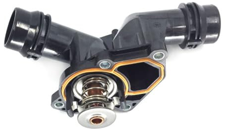 Hajus 1211218 Thermostat mit Gehäuse mit Sensor & Dichtung 85°C Kompatibel mit BMW 3er E46 320d 318d 5er E39 520d M47 11 53 2 247 019