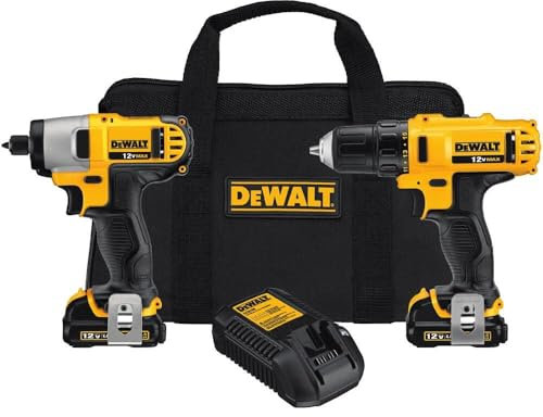 DEWALT 12V Impact Driver and Drill Combo Kit (DCK211S2)