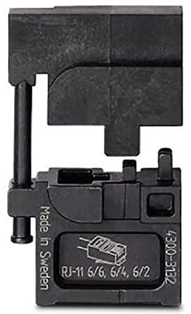 PHOENIX CONTACT CRIMPFOX-M RJ11/DIE Ersatzgesenk für Crimpfox-M Presszange, RJ11-Stecker Ungeschirmte, Schwarz