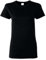 Gildan Ladies/Womens Heavy Cotton Missy Fit Short Sleeve T-Shirt (L) (Black)