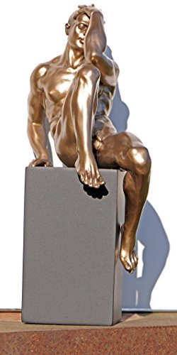Body Talk Atem holen männlicher Akt, Athlet, bronziert von Veronese