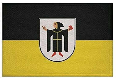 U24 Aufnäher München Fahne Flagge Aufbügler Patch 9 x 6 cm