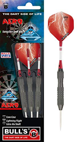 Bull's Aero Steel Dart, Schwarz, 23g