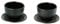 Buckingham Japanese Style Cast Iron hob Nail Tea Cup and Saucer Set 2 of Each, Black