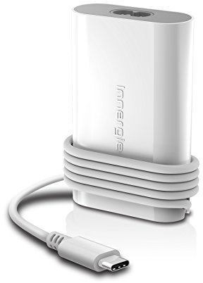 Innergie flexibles 45W USB-C Laptop Ladekabel mit Überladeschutz, für das Apple MacBook, das Chromebook Pixel und andere USB-C Geräte, 1.5m Kabel, weiß