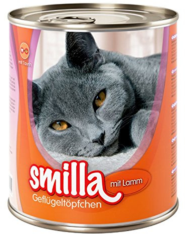 Smilla Tender Geflügel mit Lamm Katzenfutter. Eine Gesunde gut ausgewogene