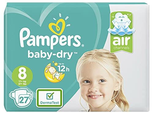 Pampers Size 8 Baby Dry Pack of 27