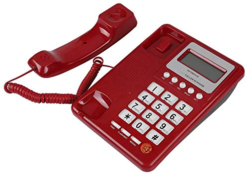Garsent Wired Telephone, Wired Fixed Telephone with Display, Real-time Caller ID for Office, Home, Hotel.