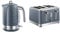 Russell Hobbs Inspire Electric Kettle Cordless Hot Water Dispenser with 4 Slice Toaster Wide Slot with Lift and Look Feature, Grey