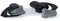 Puig ERSATZTEILE FÜR STURZPADS R19, Black