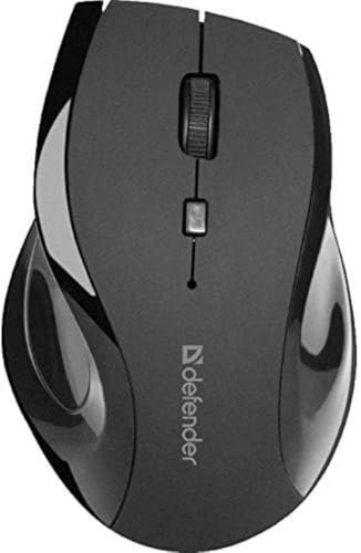Defender Souris Optique sans Fil Noir 6D 800-1600 dpi