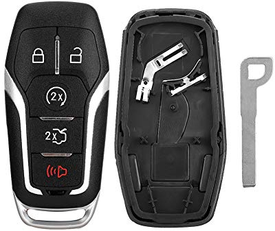 Boîtier Porte-clés à Distance de Voiture sans clé à 5 Boutons, Coque de de Couverture de Veste à Distance pour clé Intelligente FCC M3N-A2C31243800