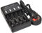 4 batteries 14250 + chargeur K135 ER14250 LS14250 ER14250H 1/2-R6 1/2-AA rechargeables pour lampe torche LED bouton supérieur 280 mAh 3,6/3,70 V Li-ion