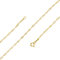 Avesano Singapurkette vergoldet 925 Silber (2 mm) goldene Damen Halskette Gold Kette (45 cm) 101086-545