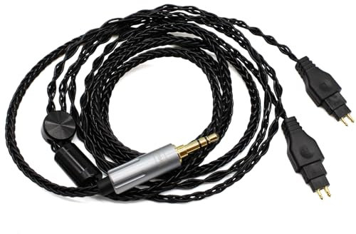 Youkamoo 3.5mm Replacement Upgrade Cable Compatible with Sennheiser HD650, HD600, HD660S, HD660S2, HD580, HD58X, Massdrop HD6XX Headphones, 16.5ft 5m