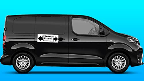 Automatic Auto Door Warning Caution Please Do Not Pull Decal Car Decor Sticker