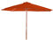 Mendler Sonnenschirm Florida, Gartenschirm Marktschirm, Ø 3,5m Polyester/Holz 7kg - terracotta