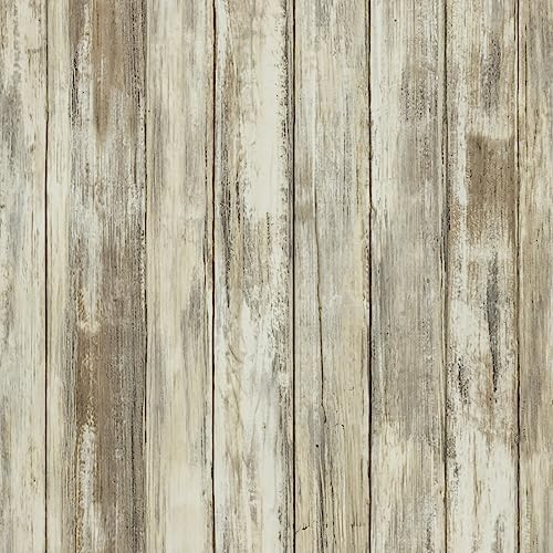 Hode Klebefolie Holzoptik 60X500cm Möbelfolie Holz Tapete Selbstklebend Folie für Möbel Küche Schränke Tische Wand Vintage-Stil