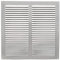 Amig - Rejilla Cuadrada de Aluminio con Mosquitera - Rejillas de Ventilación para Salida de Aire - Ideal para Techo de Cocina y Baño - Medidas 300 X 300 MM - Color Plateado