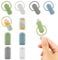 10pcs Charger Cable Protectors, Silicone Phone Charger Cable Protector Saver 2 in 1 Data Cable Protector Data Cable Winder Cord Organizer Compatible with Android cable with USB & Type-C Ends